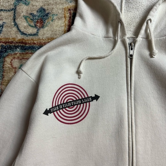 Vintage The Starting Line Zip-up Band Hoodie Small - Picture 4 of 6